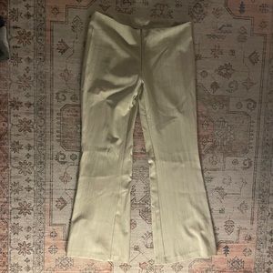 Vintage 90s Pinstripe Low rise Flare Bellbottom Pants